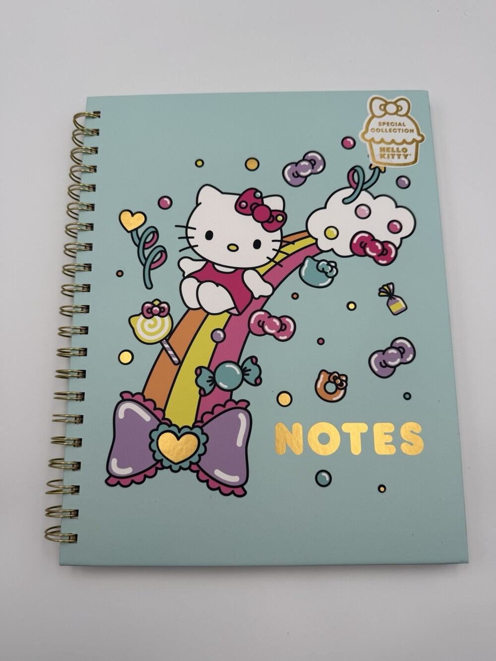 Sanrio Hello Kitty Spiral Notebook 160 Lined Pages Mint Sweet Celebration
